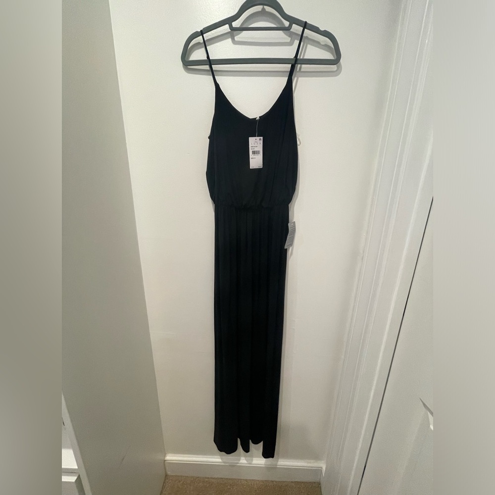 NWT, Lush, S, Black Maxi Dress